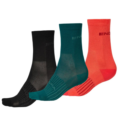 Endura Coolmax Women's Race Socks Triple Pack