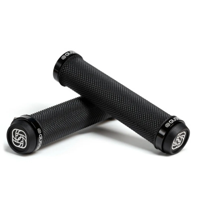 Gusset Double File 135mm Lock-On Firm Bicycle Grips