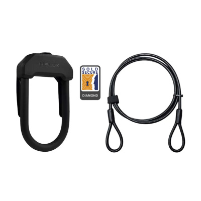 Hiplok DX+ D Lock and 2m Cable