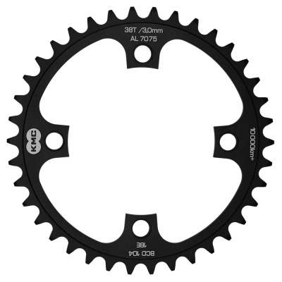 KMC 104pcd 4 Arm Wide Single Speed 38T Chainrings