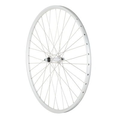 M Part Alloy Hub Solid Axle 100mm 36H 700c DW Hybrid Rim DT SS Spokes
