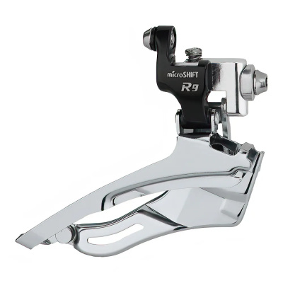 Microshift R9 FD-R353F-BK 3x9 Speed Braze-On Front Derailleur