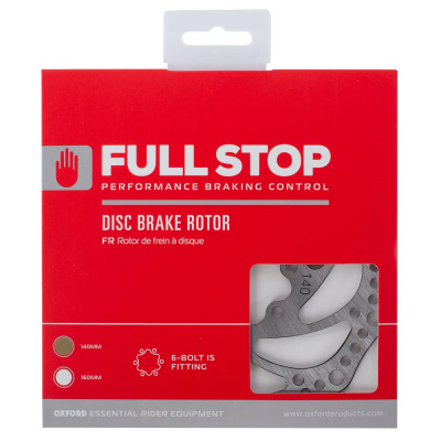 Oxford Brake Disc Rotor 6 Bolt 140mm