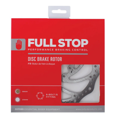 Oxford Brake Disc Rotor 6 Bolt 180mm