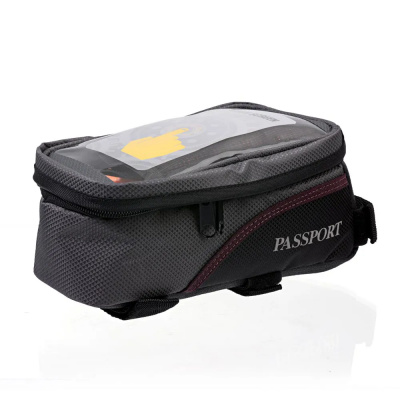 Passport Top Tube Bag Grey Small