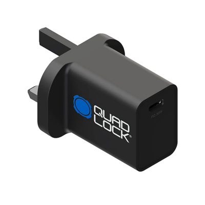 Quad Lock 30W USB C UK Power Adapt Type G