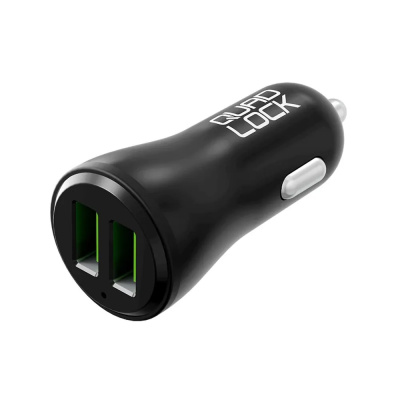 Quad Lock Dual USB 12V Car Charger