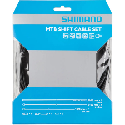 Shimano MTB Gear Cable Set With Stainless Steel Inner Wire