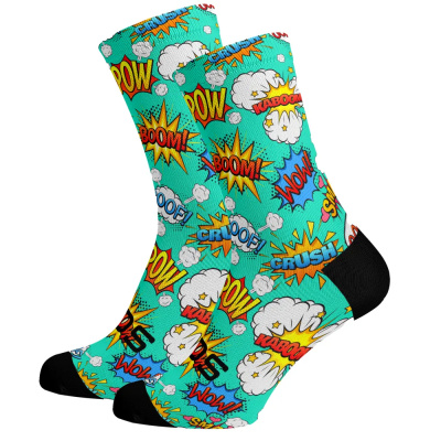 Sox Footwear Comic Bright And Fun Premium Crew Socks