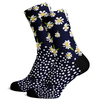 Sox Footwear Daisy Tropicals Premium Crew Socks