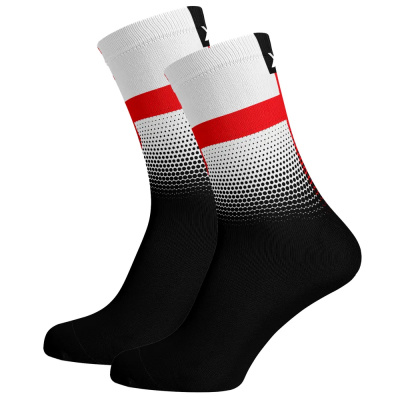 Sox Footwear England Flag Black Premium Crew Socks