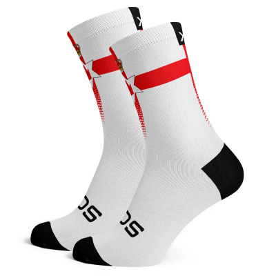 Sox Footwear Northern Ireland Flag White Premium Crew Socks