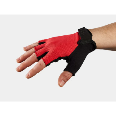 Trek Solstice Gel Short Finger Cycling Gloves -Viper Red