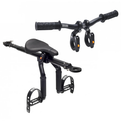 Kids Ride Shotgun Pro II Child Bike Seat + Handlebars