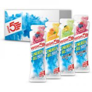 HIGH5 Energy Gel Aqua Mixed Flavour Pack (15 x 66g)