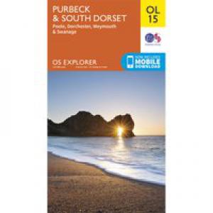 Ordnance Survey OL15 Purbeck and South Dorset Map