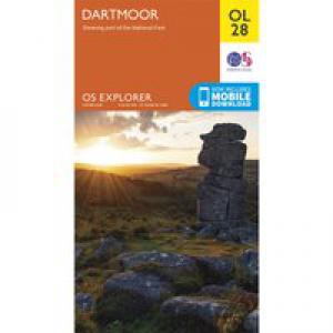 Ordnance Survey OL28 Dartmoor Map
