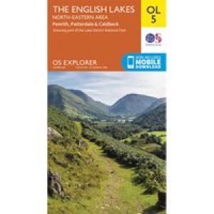 Ordnance Survey OL5 The English Lakes – North Eastern Area Map
