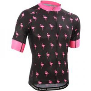 Primal Flamingo Short Sleeve Cycling Jersey